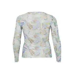 Langärmelige Bluse, Damen KAFFE Curve Meshu image-4