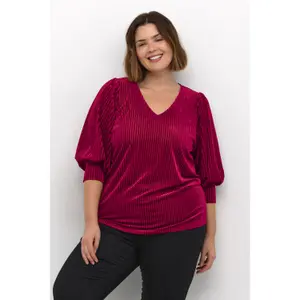 Blusa de mujer KAFFE Curve Cacanna image-2