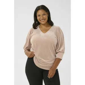 Blusa feminina KAFFE Curve Cacanna image-2