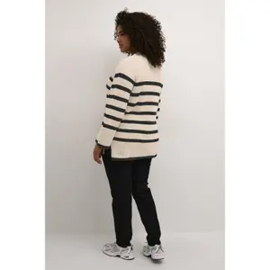 Damski sweter z dzianiny KAFFE Curve Milla image-6