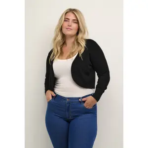 Women's cardigan KAFFE Curve Asta Astrid image-0