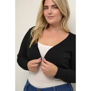 Women's cardigan KAFFE Curve Asta Astrid image-2