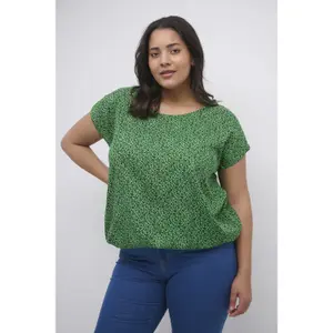Blusa feminina KAFFE Curve Isma Ami image-1