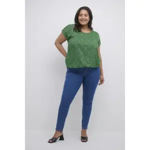 Blusa feminina KAFFE Curve Isma Ami image-2