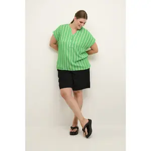 Blusa feminina KAFFE Curve Sida Wing Sl image-1