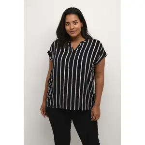 Blusa de mujer KAFFE Curve Sida Wing Sl image-2