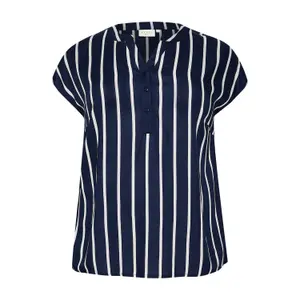 Blusa de mujer KAFFE Curve Sida Wing Sl image-0