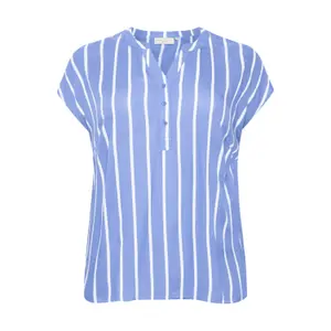 Blusa feminina KAFFE Curve Sida Wing Sl image-0