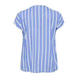 Blusa feminina KAFFE Curve Sida Wing Sl image-3