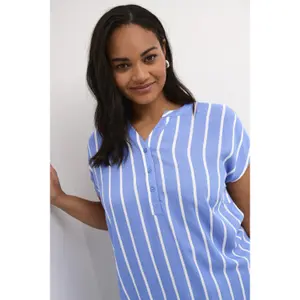 Blusa feminina KAFFE Curve Sida Wing Sl image-5