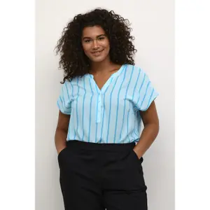 Blusa de mujer KAFFE Curve Sida Wing Sl image-2