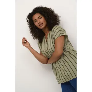 Blouse femme KAFFE Curve Sida Wing Sl image-5