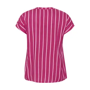 Blusa feminina KAFFE Curve Sida Wing Sl image-3