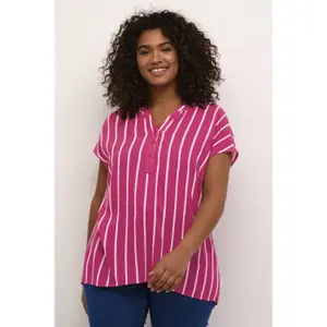 Blusa feminina KAFFE Curve Sida Wing Sl image-2
