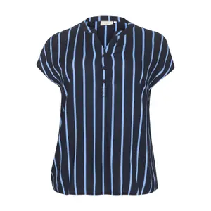 Blusa feminina KAFFE Curve Sida Wing Sl image-0