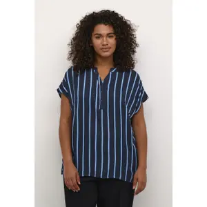 Blusa feminina KAFFE Curve Sida Wing Sl image-2