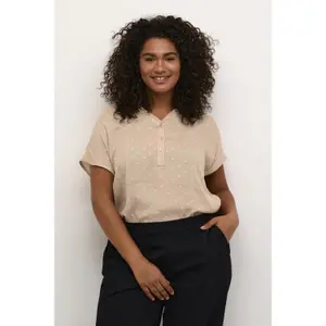 Blusa de mujer KAFFE Curve Sida Wing Sl image-2
