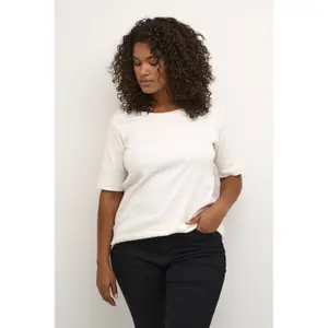 Women's T-shirt KAFFE Curve Carina image-1