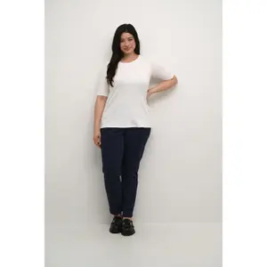 Women's T-shirt KAFFE Curve Carina image-4