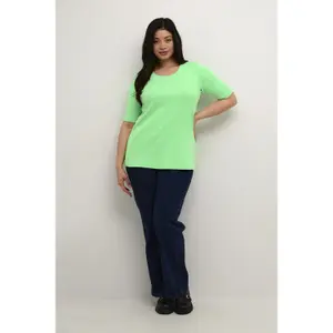 Women's T-shirt KAFFE Curve Carina image-1