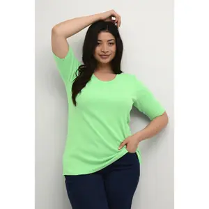 Women's T-shirt KAFFE Curve Carina image-2