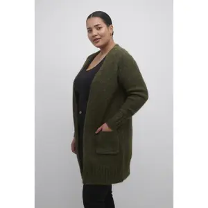 Women's knitted cardigan KAFFE Curve Lioma image-2
