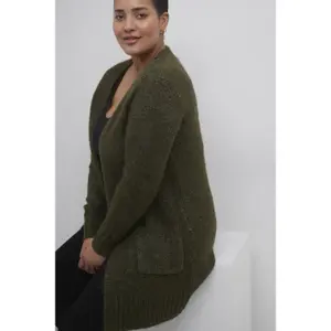 Women's knitted cardigan KAFFE Curve Lioma image-4