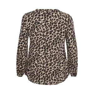 Blusa de manga comprida feminina KAFFE Curve Mirta Tilly image-3