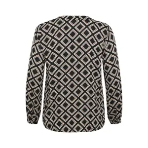 Blusa de manga comprida feminina KAFFE Curve Mirta Tilly image-3