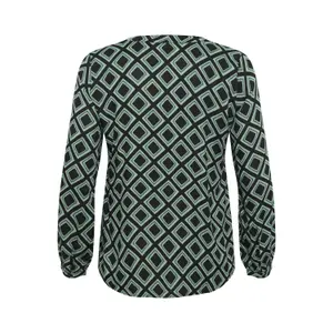 Blusa de manga comprida feminina KAFFE Curve Mirta Tilly image-3