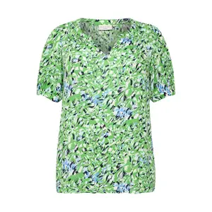 Blusa feminina KAFFE Curve Mina Lokia image-0