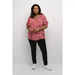 Blusa feminina KAFFE Curve Mina Lokia image-1