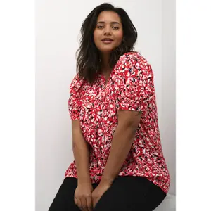 Blusa feminina KAFFE Curve Mina Lokia image-3
