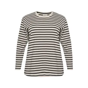 Camiseta de manga larga para mujer KAFFE Curve Winni image-0