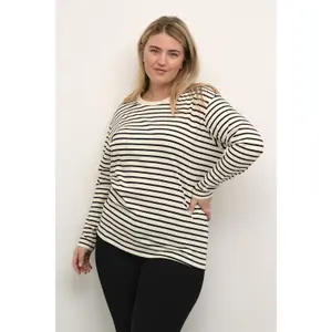 Camiseta de manga larga para mujer KAFFE Curve Winni image-2