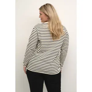 Camiseta de manga larga para mujer KAFFE Curve Winni image-6