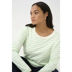 Camiseta de manga larga para mujer KAFFE Curve Winni image-5