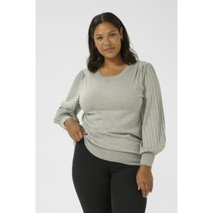 Women's knitted sweater KAFFE Curve Loni image-1