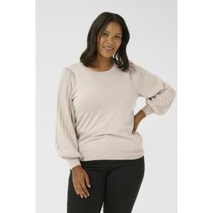 Women's knitted sweater KAFFE Curve Loni image-1