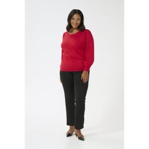 Women's knitted sweater KAFFE Curve Loni image-3