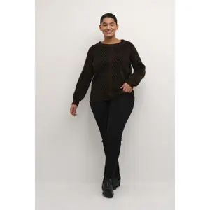 Pull en tricot femme KAFFE Curve Very image-1