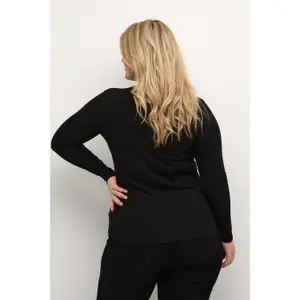 Langarmshirt KAFFE Curve Dina image-4