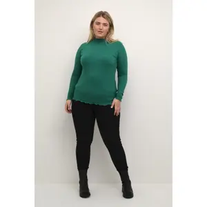 Langarmshirt KAFFE Curve Dina image-1