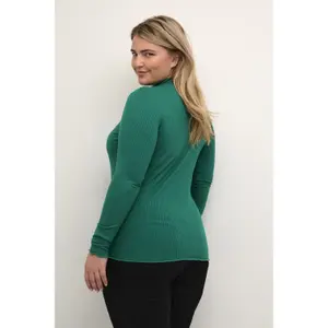 Langarmshirt KAFFE Curve Dina image-4