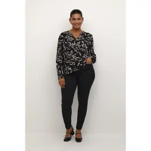 Langärmelige Bluse, Damen KAFFE Curve Diana image-1
