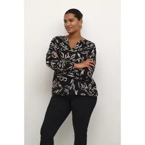 Langärmelige Bluse, Damen KAFFE Curve Diana image-2