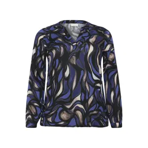Blusa de manga comprida feminina KAFFE Curve Diana image-0