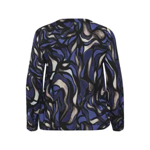 Blusa de manga comprida feminina KAFFE Curve Diana image-3
