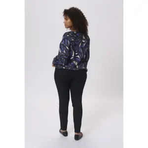 Blusa de manga comprida feminina KAFFE Curve Diana image-4