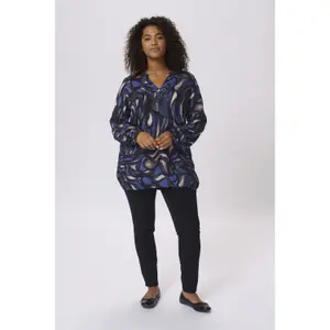 Blusa de manga comprida feminina KAFFE Curve Diana image-2